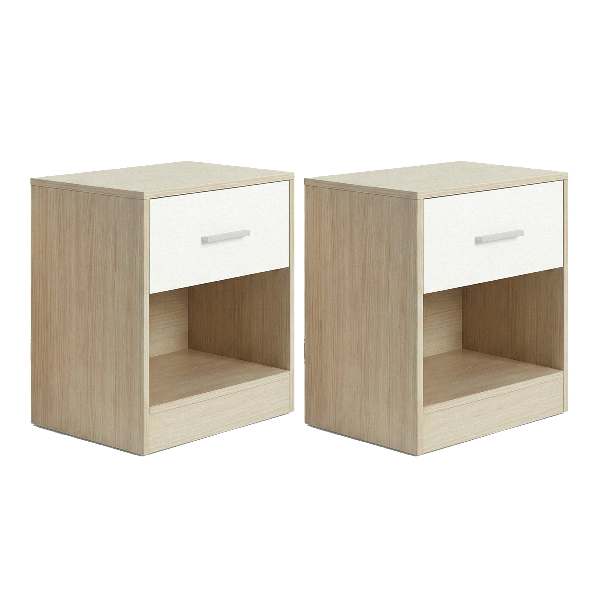 VASAGLE Nachttisch, 2er Set, Beistelltisch LETB35819T67