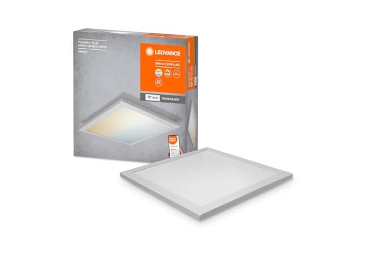 LEDVANCE Smarte LED Panel Leuchte mit WiFi Technologie für Innen, Lichtfarbe änderbar (3000-6500K), 300mm x 300mm, Kompatibel mit Google und Alexa, SMART+ PLANON PLUS Tunable Weiß 1 Stück (1er Pack)