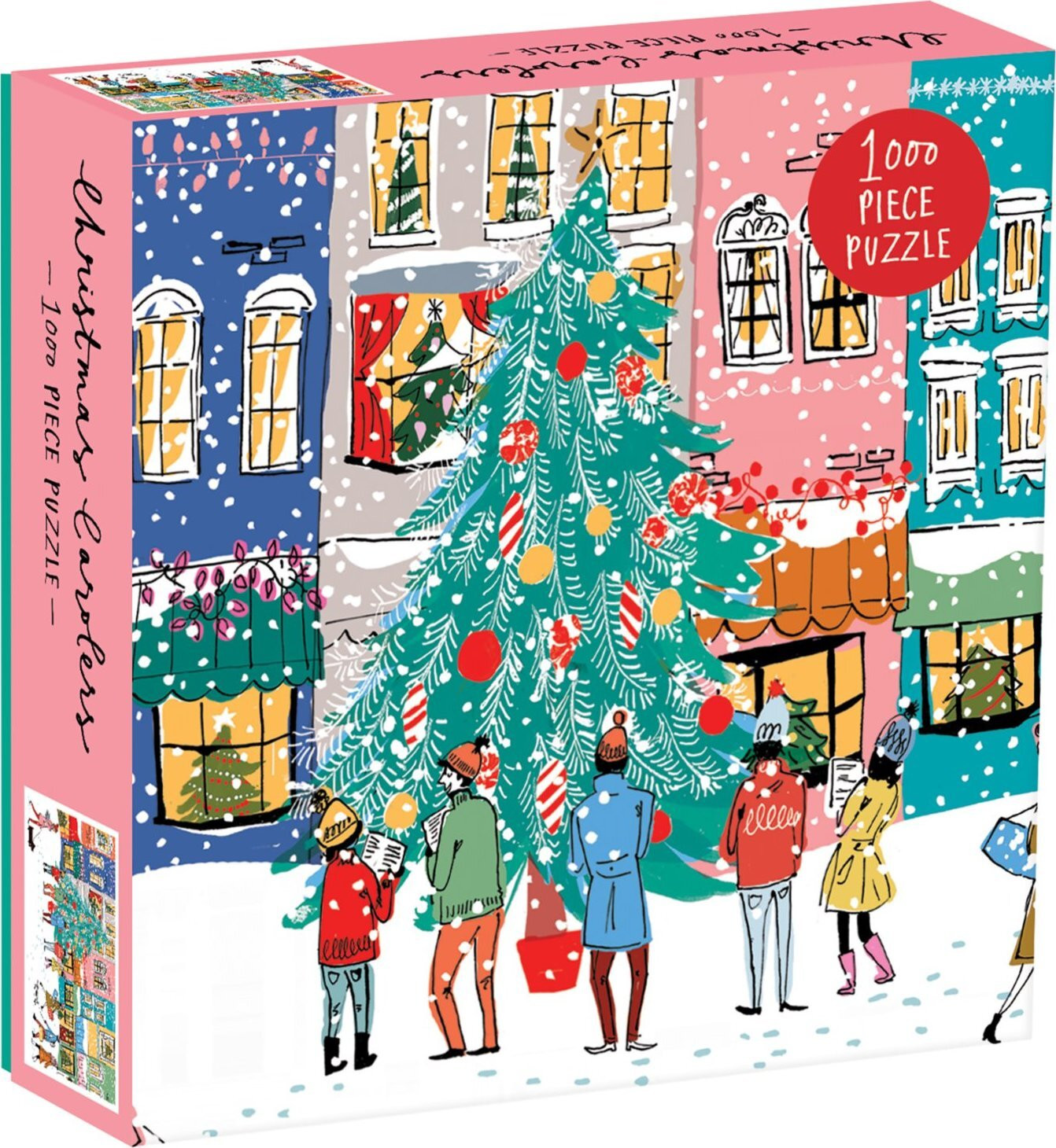Kerstzangers Puzzel van 1000 stukjes