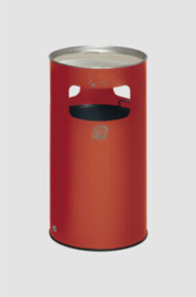 VAR Collecteur de déchets/cendrier H 75K rouge 69,2 l (3061)