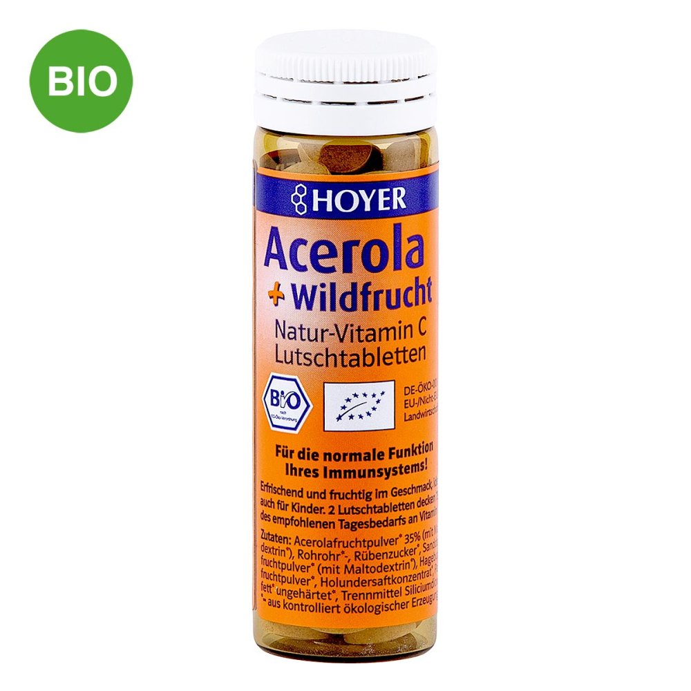 HOYER GmbH Acerola Und Wildfrucht Vitamin C Lutschtabletten 07626429