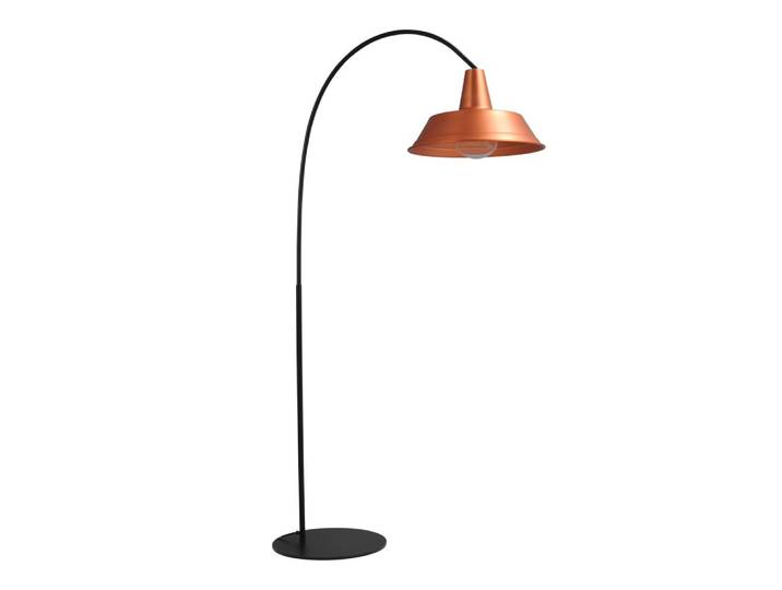 Retro vloerlamp Industria 186 zwart met roodkoper Masterlight - 1547-05-55-55