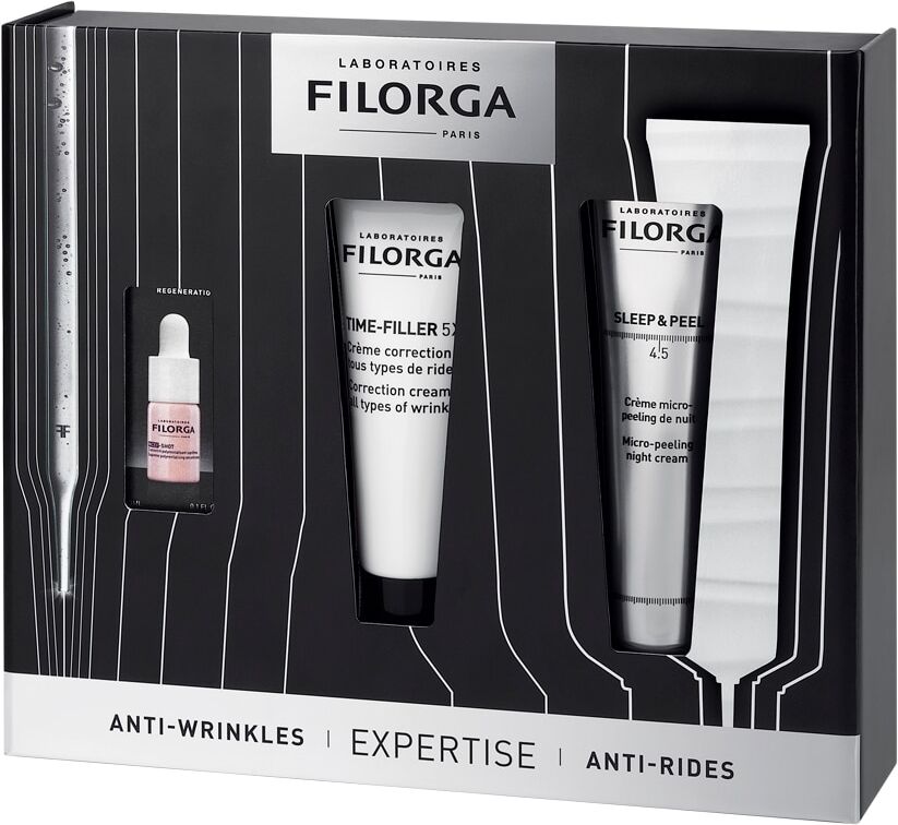Filorga Cofre protocolo antiedad arrugas Expert Coffret Sleep&amp;Peel 4.5 + Time Filler .