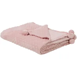 DECKE Rosa Samur 200/150 cm