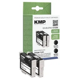 KMP 2er-Pack Tintenpatrone ersetzt Epson »T1291« schwarz schwarz