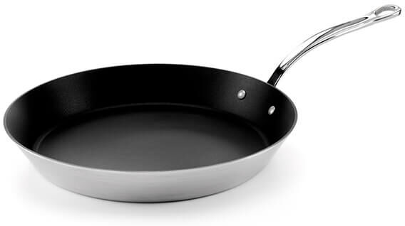 Samuel Groves Classic Non-Stick Stainless Steel Triply 30cm Frying Pan