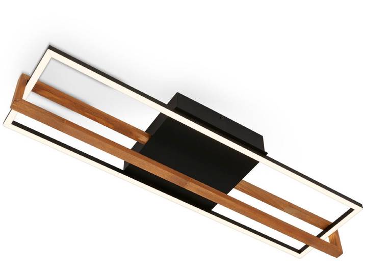 BRILONER LEUCHTEN Deckenleuchte Deckenleuchte NESTED , braun (weiß, neutral), Leuchten, Deckenleuchte