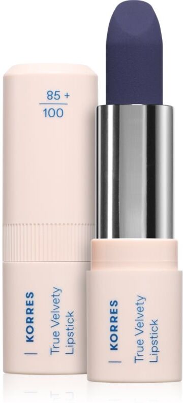 Korres True Velvety Lipstick creamy lipstick with satin finish shade Aegean Blue 3 g