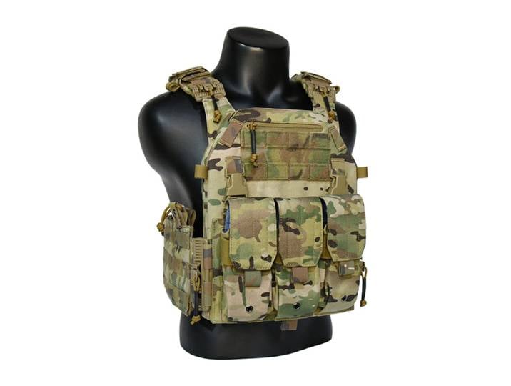 Porte-plaque tactique 1000D en Nylon, gilet tactique d'extérieur, protection de chasse, système MOLLE réglable