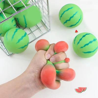 Inspired Finds Slow Rebound Watermelon Squishy Vent Ball Slow Rebound Watermelon Squishy Vent Ball