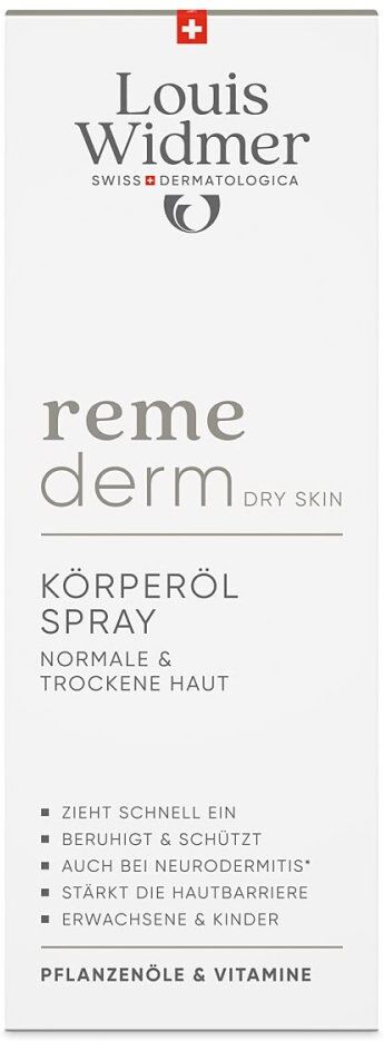 Louis Widmer remederm Körperöl Spray unparfümiert 150ml