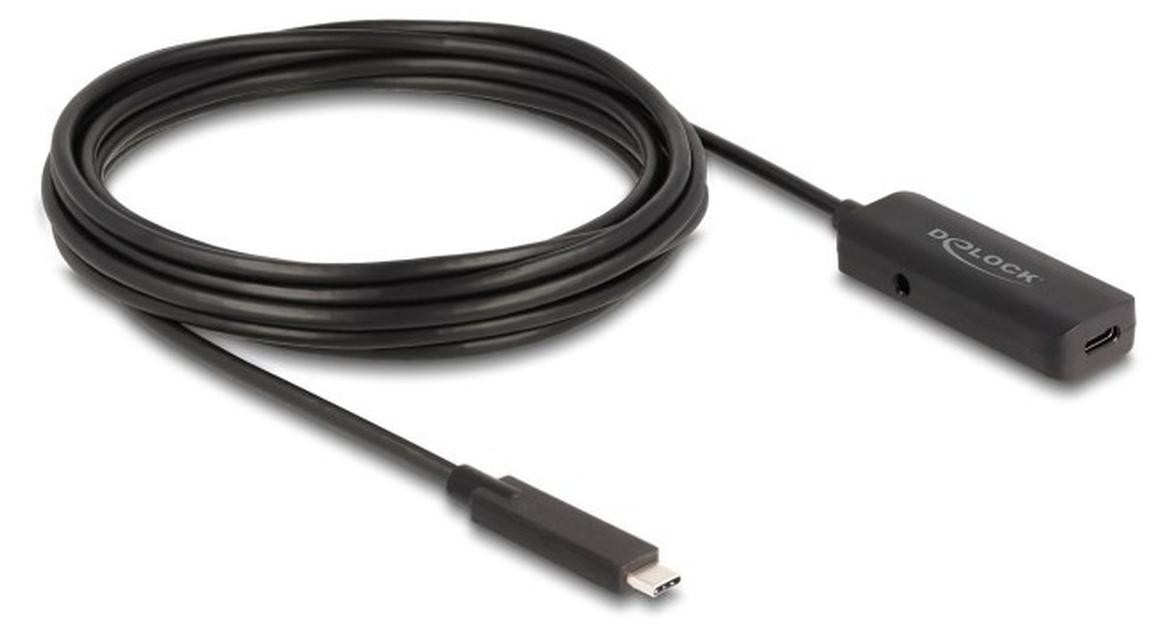 Delock 80028 Actief USB Type-C verlengkabel 10 Gbps, 5 m