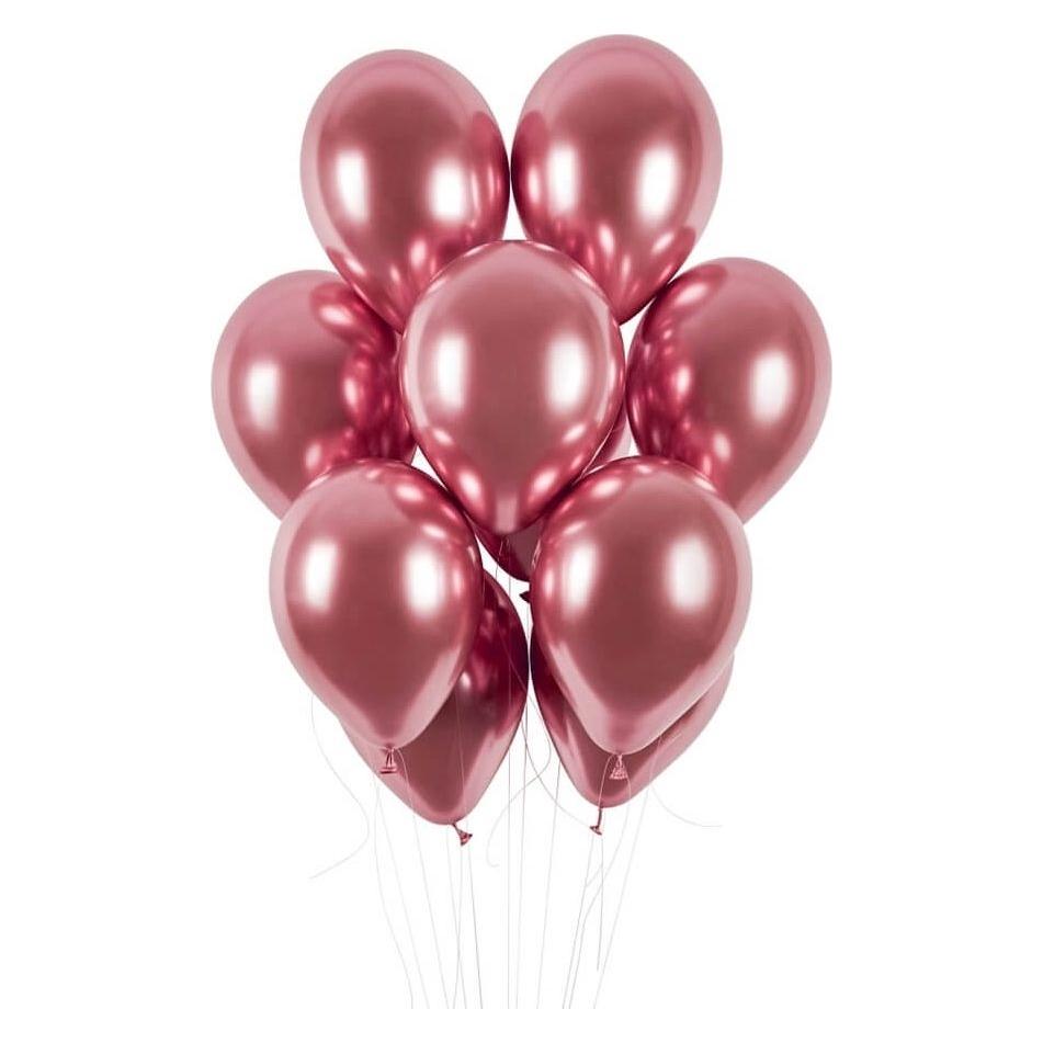 GMR Rosa Chromballons 33 cm 50 Stk (50x) (8021886129106)