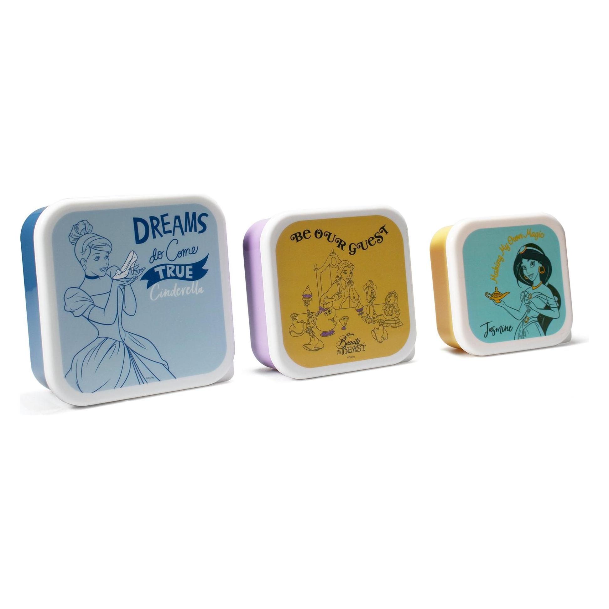 Half Moon Bay Disney: Princess Colour Pop Snack Box Set of 3 (LBOX3DC04)
