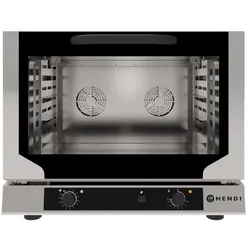 HENDI Konvektionsofen mit Beschwadung 4x 600x400mm, 220-240V/6400W, 783x755x(H)634mm