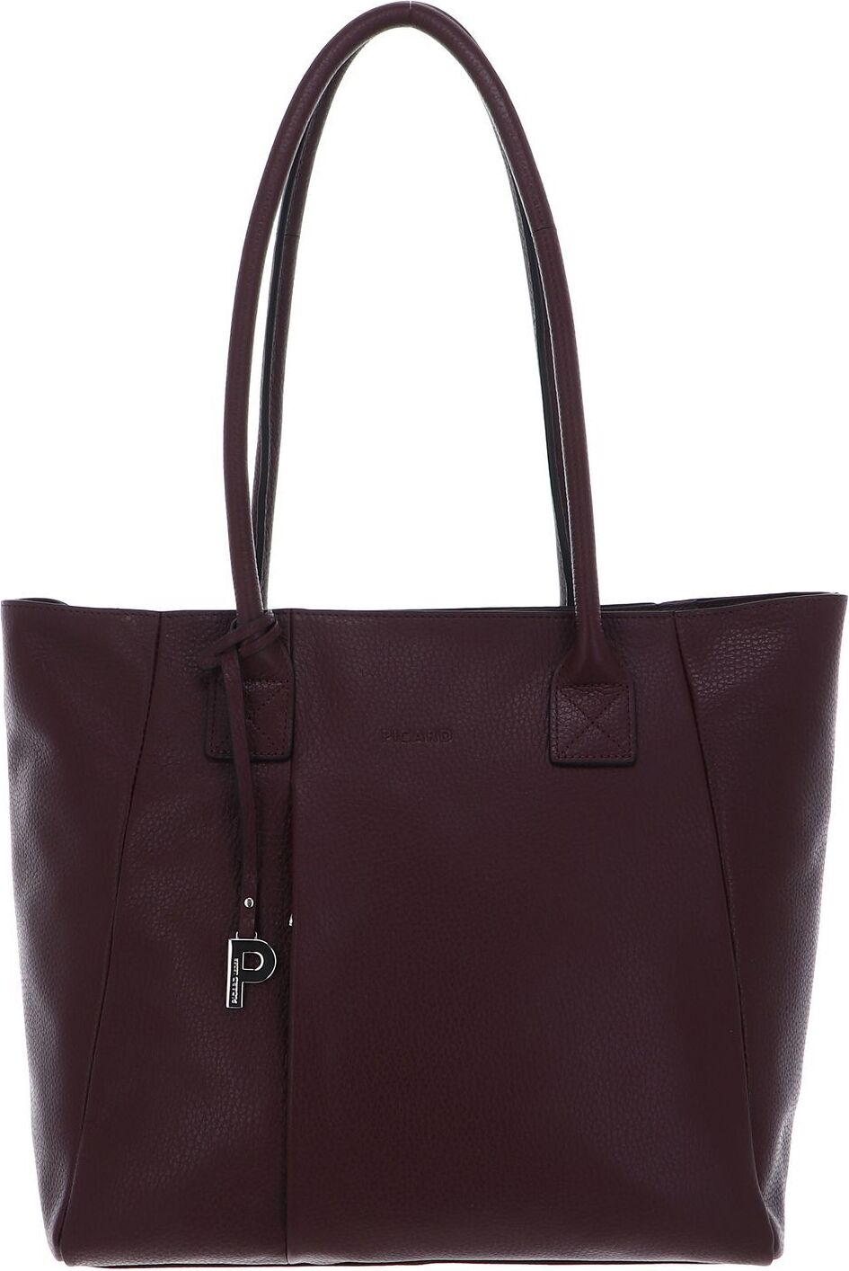 PICARD Leder Schultertasche Pure Shopper Chianti beere