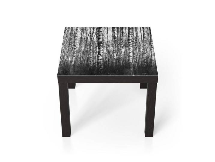 DEQORI Couchtisch 'Schönheit des Waldes', Glas Beistelltisch Glastisch modern