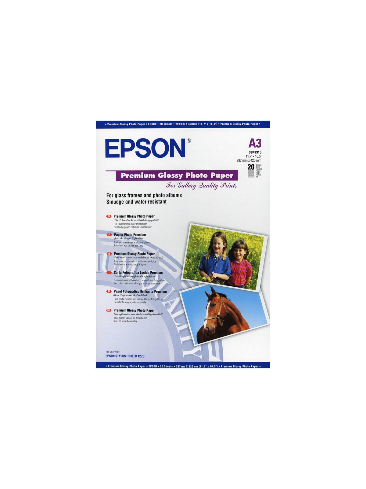 Epson A3 Premium Paper 20sh