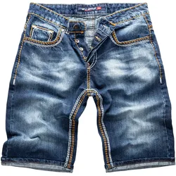 Rock Creek Shorts Jeansshorts dicke Naht Regular Fit