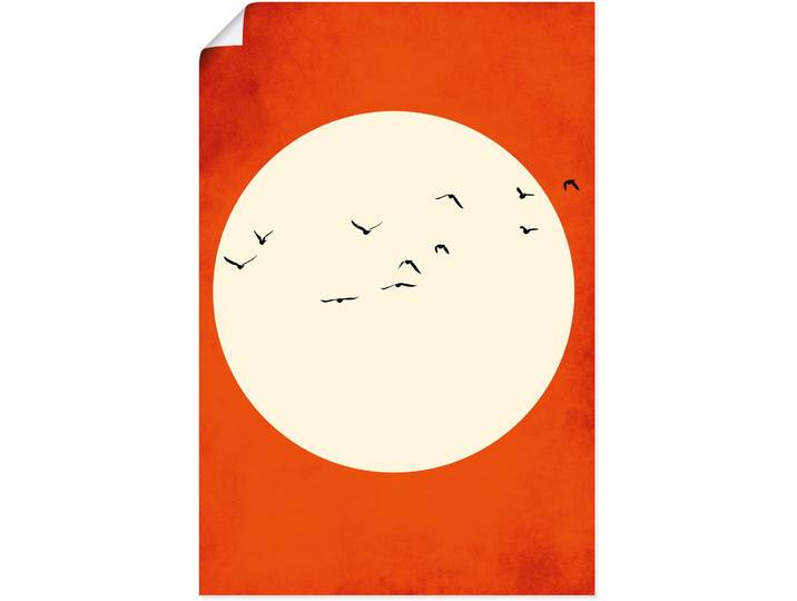 Poster ARTLAND Wärmende Gefühle , rot (farbe bild(er): rot), B:40cm H:60cm, Bilder, Poster, ohne Rahmen