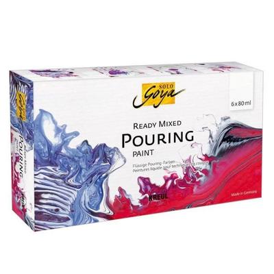KREUL SOLO GOYA Ready Mixed Pouring 6er Set 80 ml