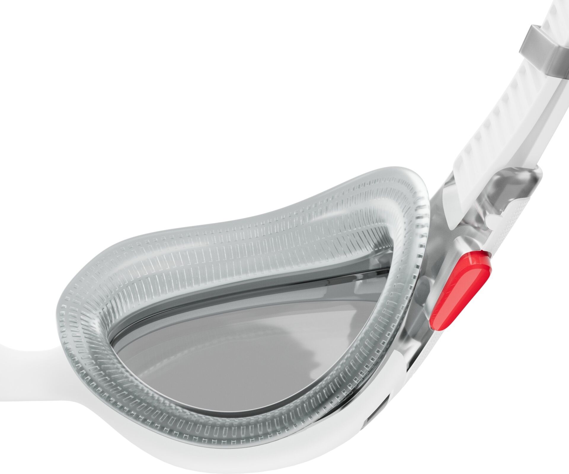 Schwimmbrille SPEEDO "Biofuse 2.0", weiß, smoke, Sportbrillen, Schwimmbrille weiß, smoke Einheitsgröße