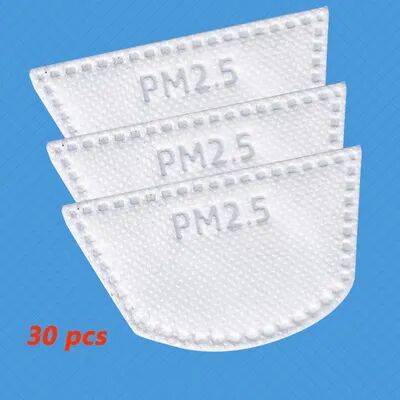 Perfect Picks Market ClearGuard Full Face Protective Shield Mask With Filters And Anti Fog Safety Visor 30 Pcs