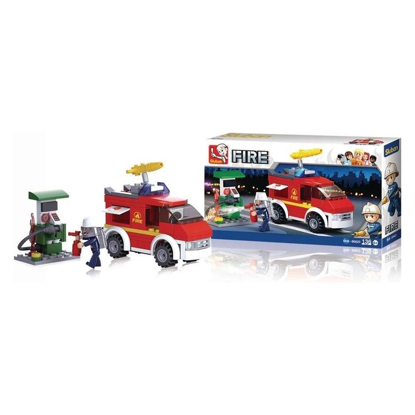 Sluban Blocks Fire Station 136 Pcs (M38-B0623)