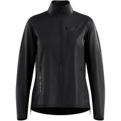 Odlo, Damen, Langlaufjacke, Isolierte und wasserdichte Zeroweight Dual Dry Langlaufjacke (XL), Schwarz, XL