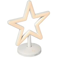 Sompex Akku-Tischleuchte Star Alu, Eisen, Stahl & Metall Weiß