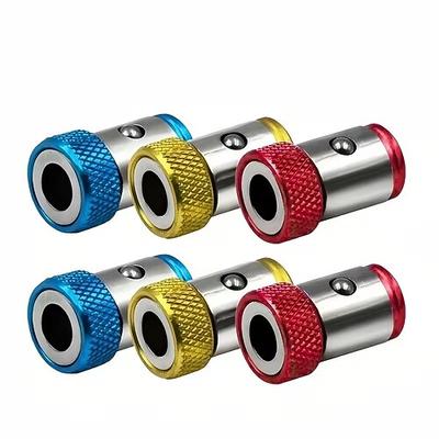 3/6-teiliger magnetischer Bohrerhalter aus rutschfester Legierung mit elektromagnetischen Ringschraubendreherbits für 1/4-Zoll-Sechskantschraubendreher
