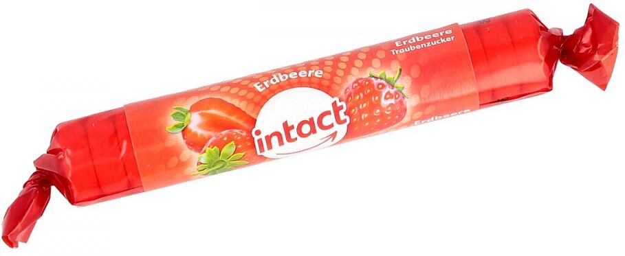 Intact Traubenzucker Erdbeere Rolle