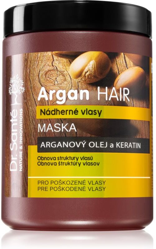 Dr. Santé Argan masque crème pour cheveux abîmés 1000 ml
