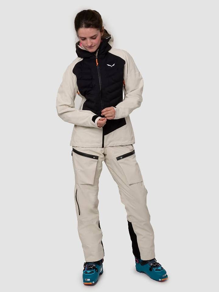 Salewa Ski-/ Snowboardjacke "Sella PTX" in Creme/ Schwarz - 42