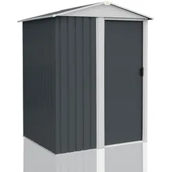 Geräteschuppen mit Schiebetür und Belüftung aus Metall Gerätehaus SAFE S