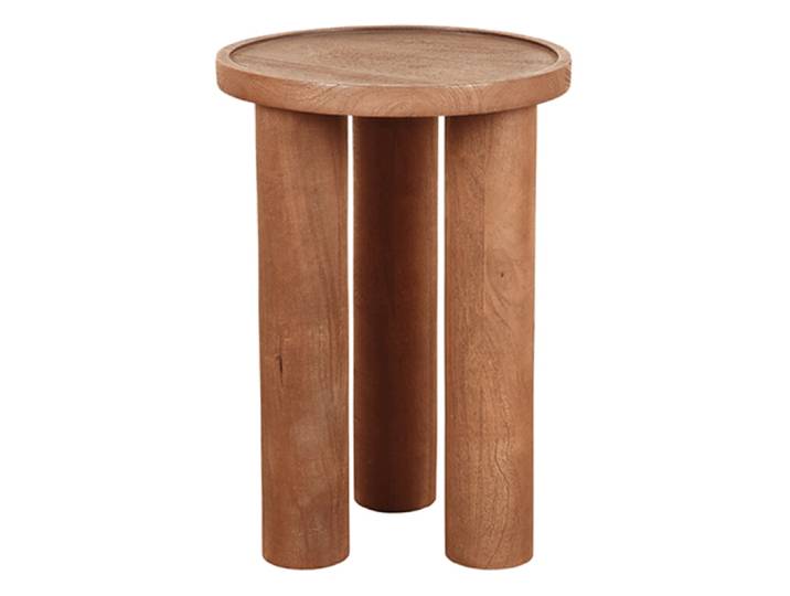 LABEL51 Ronde Bijzettafel Elly Mangohout, 42cm - Naturel