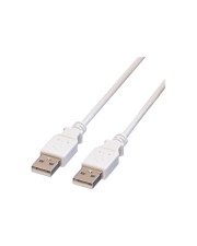 ROTRONIC-SECOMP VALUE USB-Kabel USB M bis M 2.0 80 cm geformt weiß (11.99.8909)