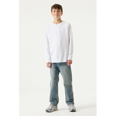 Straight-Jeans GARCIA "Ilyano", Jungen, Gr. 158, N-Gr, blau (light used 4037), Denim/Jeans, Obermaterial: 99% Baumwolle, 1% Elasthan, straight fit lang, Jeans Straight-Jeans, Etwas niedrigere Leibhöhe