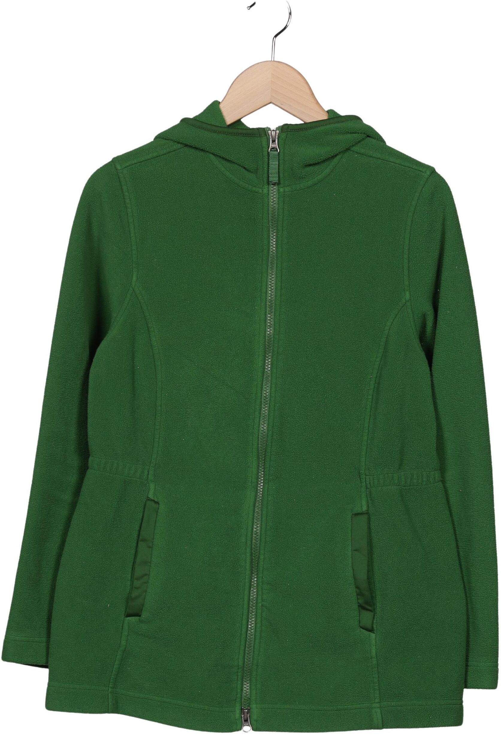 Lands End Damen Kapuzenpullover, Grün, Gr. S, Synthetik - Second Hand