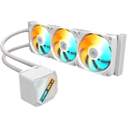 Gigabyte Cpc Gbt Gaming 360 Ice Argb, CPU Wasserkühler, Mehrfarbig, Weiss