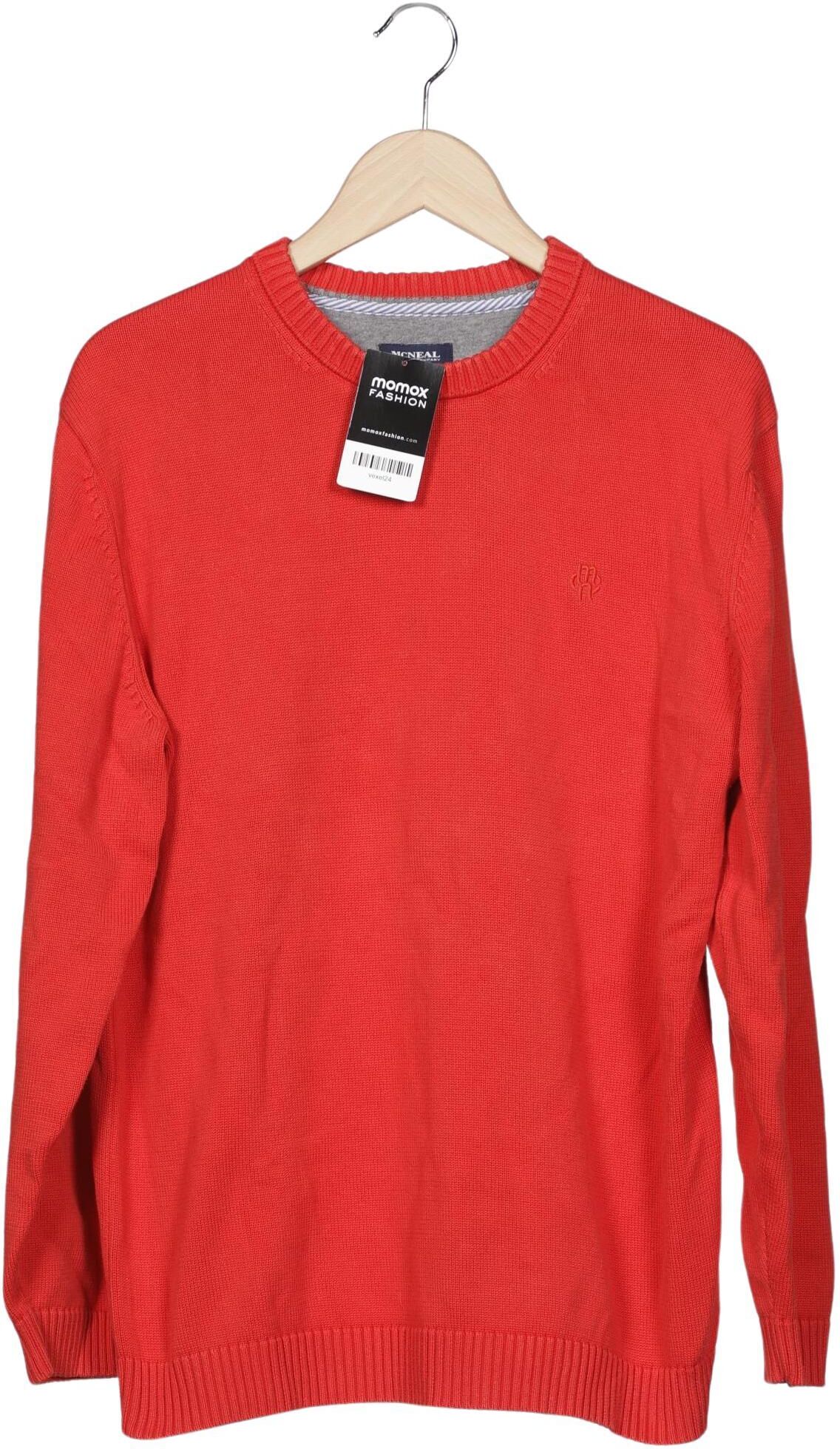McNeal Herren Pullover, Rot, Gr. XL, Baumwolle - Second Hand