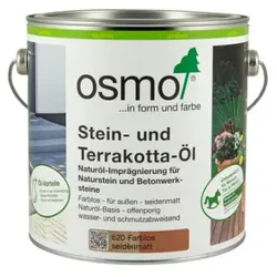 OSMO Stein- und Terrakotta-Öl 620 Farblos Naturöl-Imprägnierung 0,75 Liter