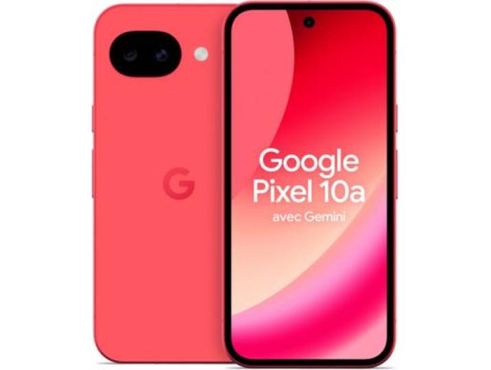 Google - Smartphone Pixel 10a 128go Rouge Framboise 5g