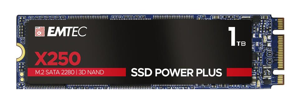 Emtec Power Plus X250 M.2 SSD - 1 TB ECSSD1TX250