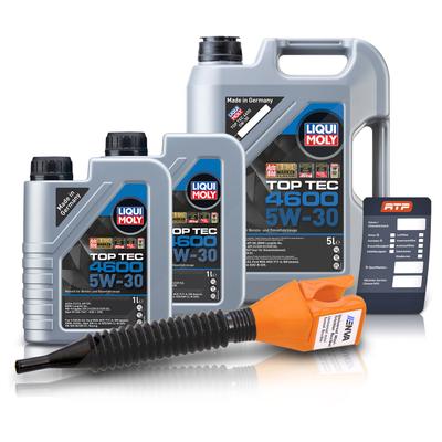 Liqui Moly 7 L Top Tec 4600 5W-30 + Ölwechsel-Anhänger + Trichter [Hersteller-Nr. 3756]