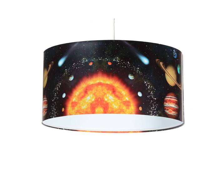 Hängeleuchte Space Maco Design, dimmbar, schwarz, für Kinderzimmer, Kunststoff, Junges Wohnen