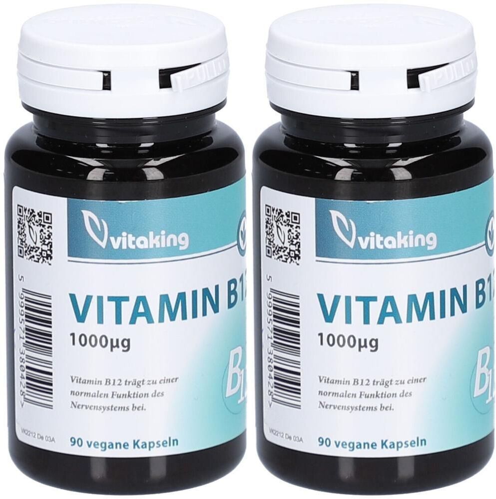 vitaking Vitamin B12 1000 µg Kapseln 2x 2x90 St