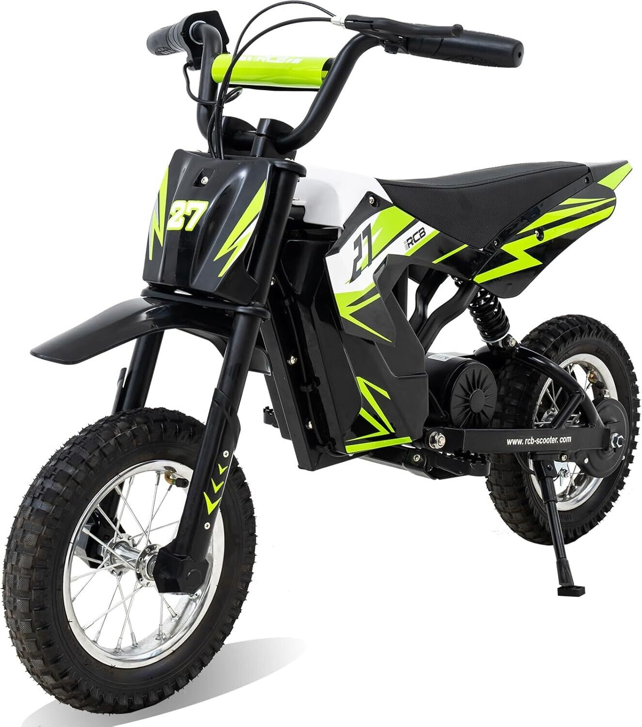 RCB Elektro Motorrad Kinder , 12 Zoll Elektromotorrad mit 300W Motor , Max 25km/h , Reichweite 15KM , Moto Crossbike Kinder ab 3-12Jahren
