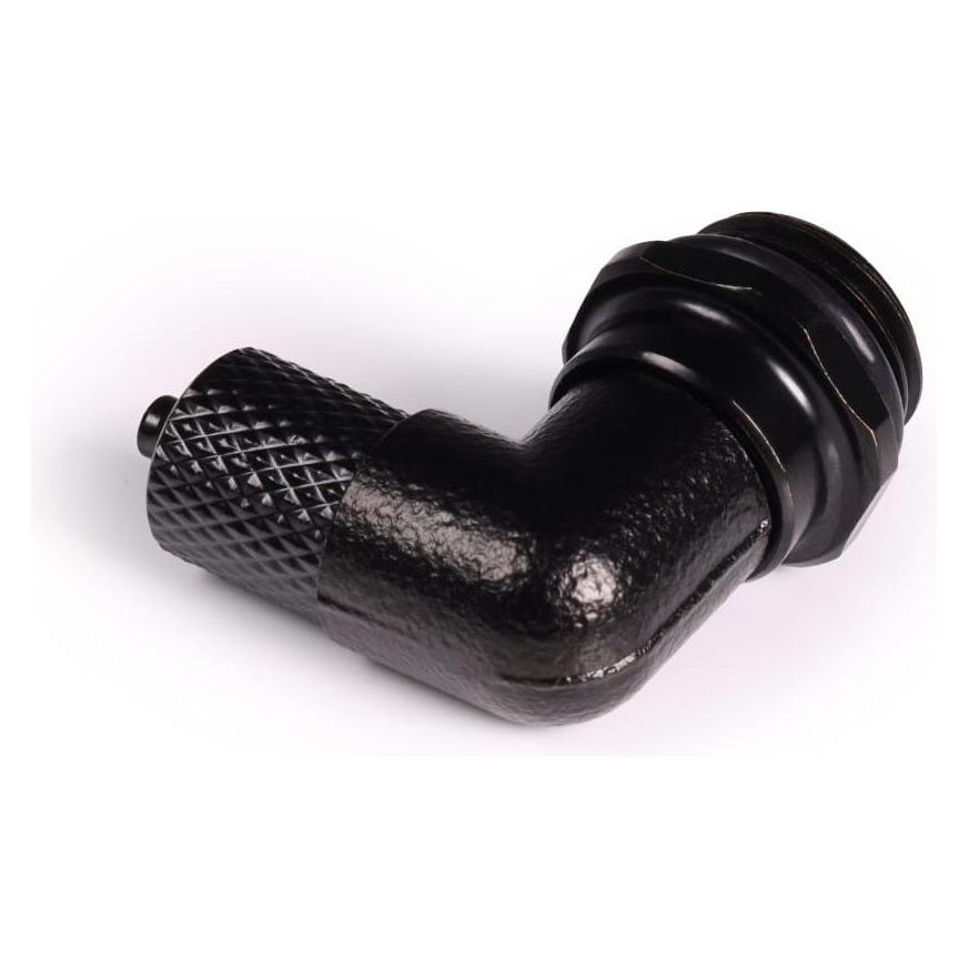 Alphacool ANS ES 5/3mm Anschraubt??lle 90?? drehbar G1/4 - Deep Black (17648)