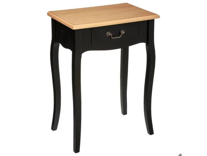 Table de chevet  Chrysa  noir H65 5cm - Atmosphera Créateur d'intérieur